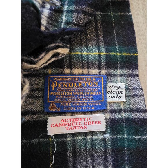 Pendleton Woolen Mills Authentic Campbell Dress Tartan Scarf - Picture 3 of 4